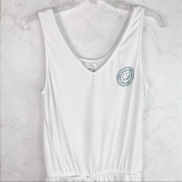 [Ivory Ella] Classic White V-Neck Romper - Picture 2 of 3